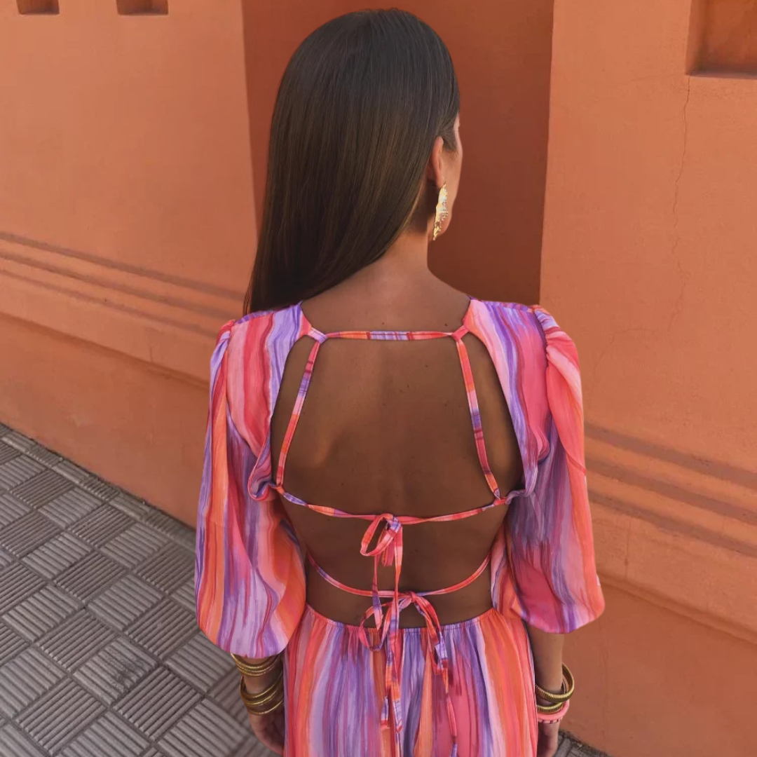 Casual Vibrant Cut-Out Maxi Dress Dress Project Brighton