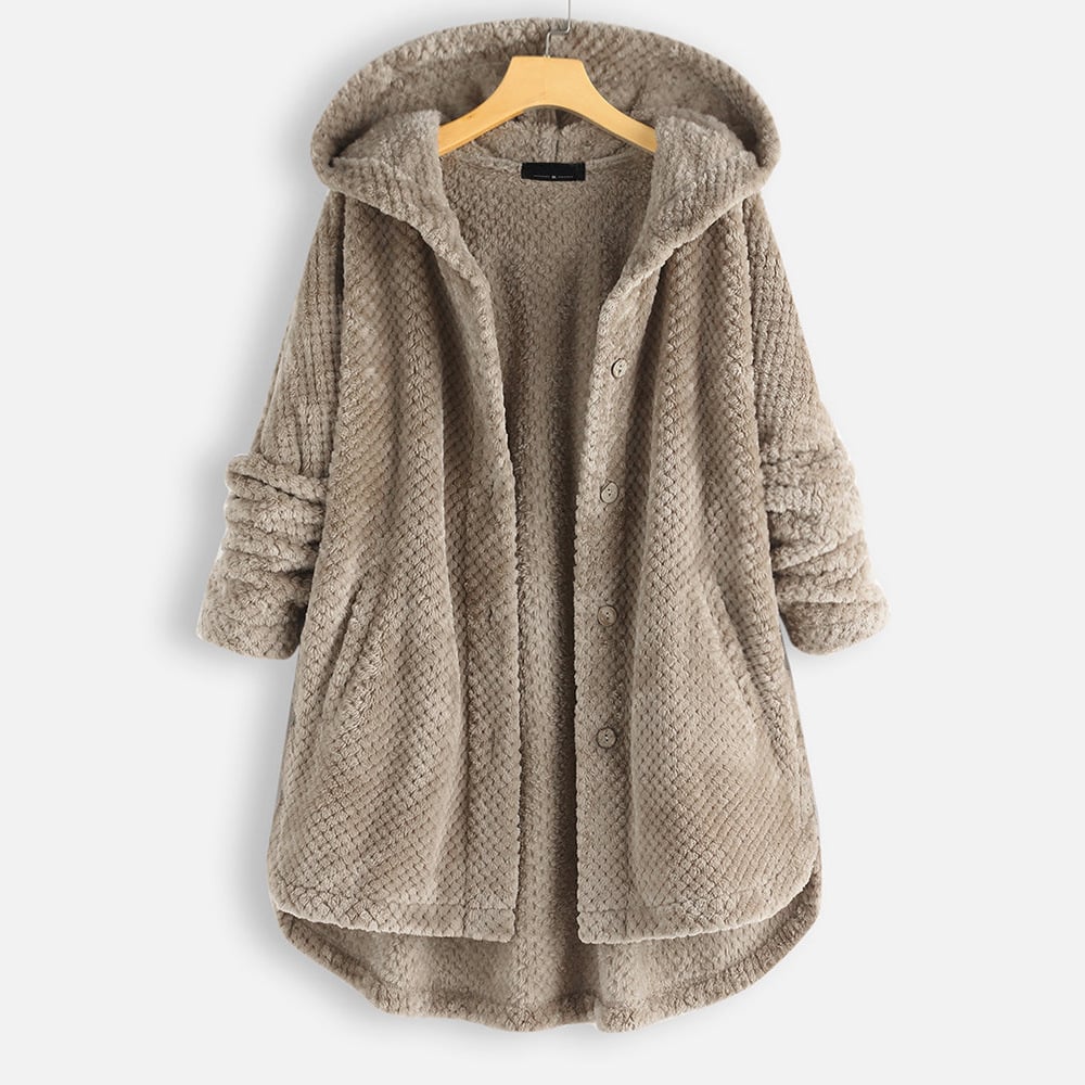 Cosy Hooded Cardigan for Women Cardigan Project Brighton Khaki S