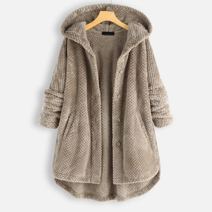 Cosy Hooded Cardigan for Women Cardigan Project Brighton Khaki S