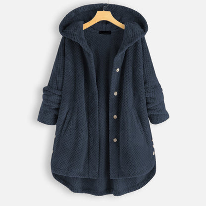 Cosy Hooded Cardigan for Women Cardigan Project Brighton Navy Blue S