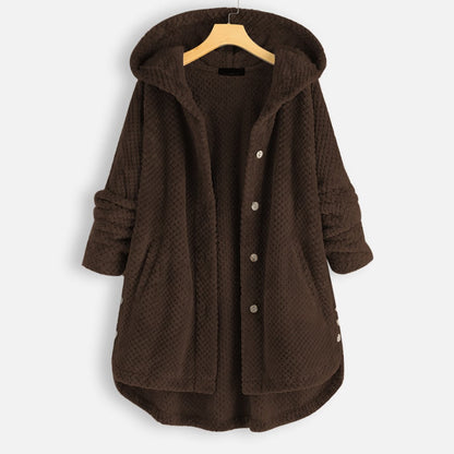 Cosy Hooded Cardigan for Women Cardigan Project Brighton Dark Brown S