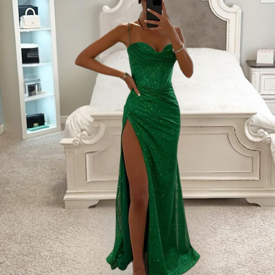 Elegant High Slit Evening Dress Dress Project Brighton Green S
