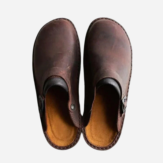 Classic Comfortable Men’s Slippers Slippers Project Brighton Dark Brown 5