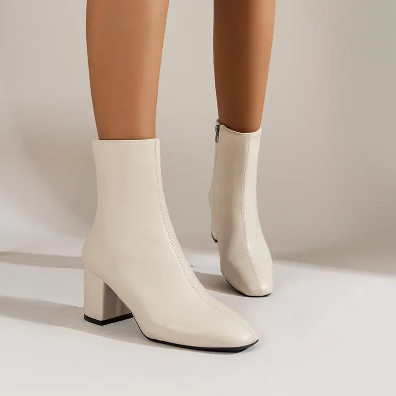Stylish Luxe Ankle Boots Boots Project Brighton Brown 2