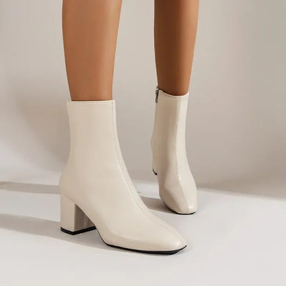Stylish Luxe Ankle Boots Boots Project Brighton Brown 2