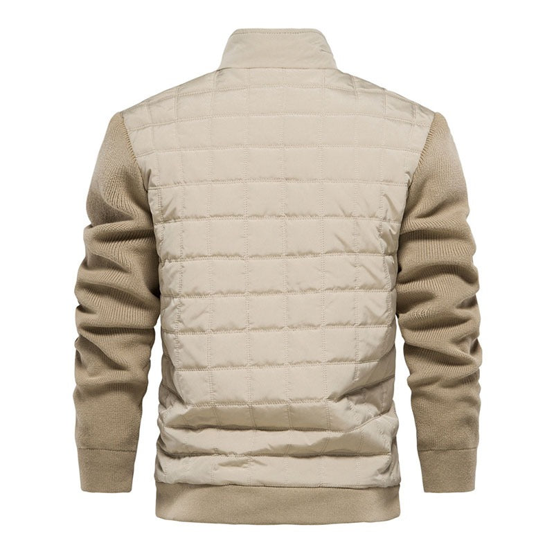 Warm Leisure Stand Collar Jacket for Men Jacket Project Brighton